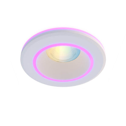 Calex Slimme Halo LED Inbouwspot Wit - RGB en Warm Wit - 6.5W