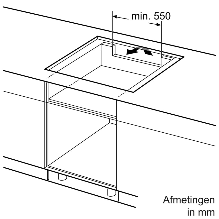 Inductiekookplaat PIE61RBB5E - Serie 4 - Bosch