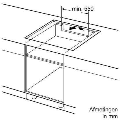 Inductiekookplaat PIE61RBB5E - Serie 4 - Bosch