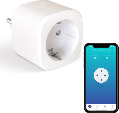 Calex Slimme Stekker - Smart Plug met Energiemeter - Wit